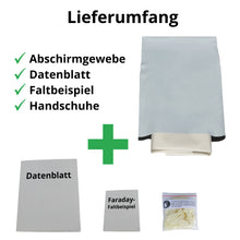 Silver shielding fabric, mobile phone radiation, electrosmog, router, radiation protection - RS1