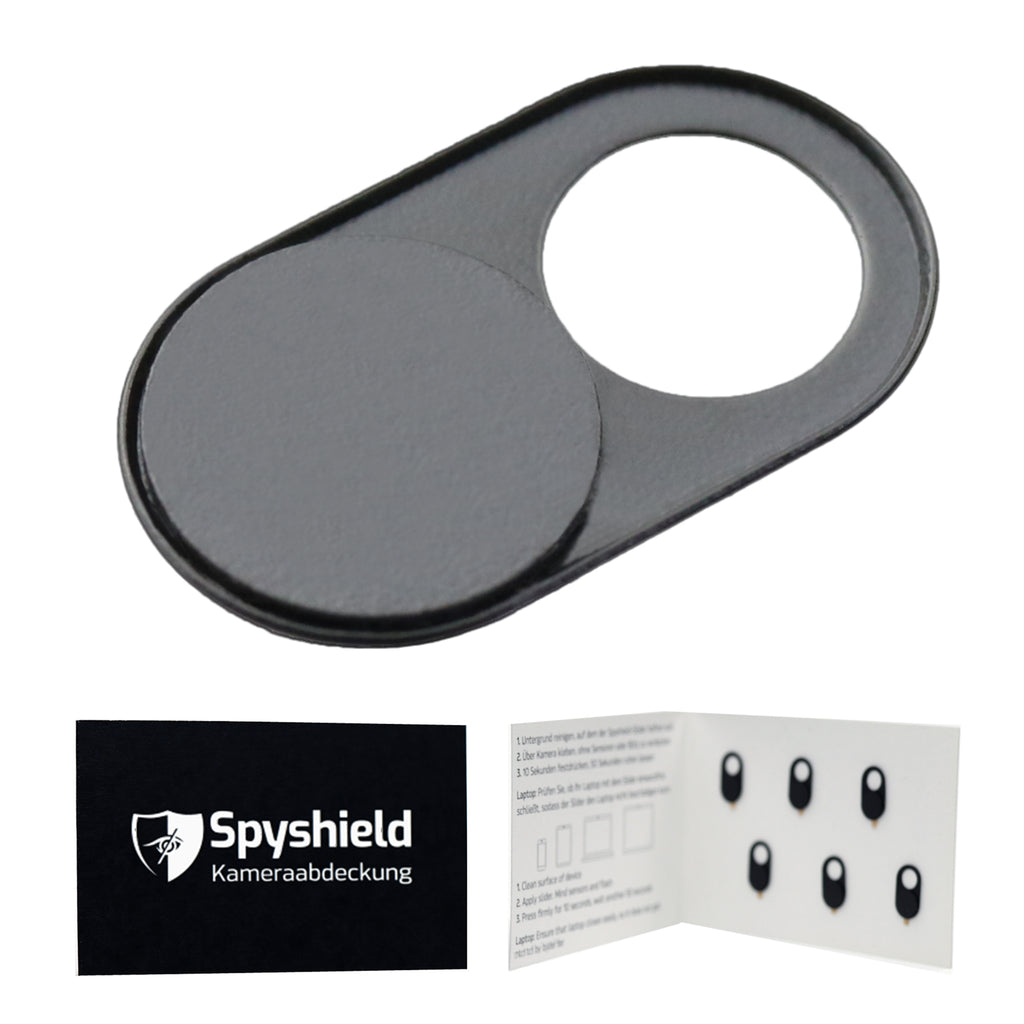 Spyshield 6X Handy-Kamera Abdeckung, Webcam Cover für Smartphone, Tablet,  iPhone, Laptop | Metall