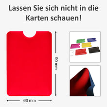 RFID blocking sleeve NFC blocker card EC bank card credit card shielding data protection