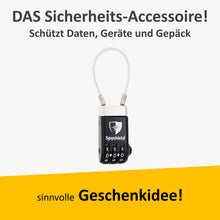 USB combination lock for USB sticks, lock USB cable, USB lock, suitcase lock