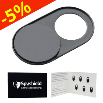 Spyshield Kamera Abdeckung aus Metall für Handy Laptop Tablet PC Notebook - Hier sparen Sie 5%