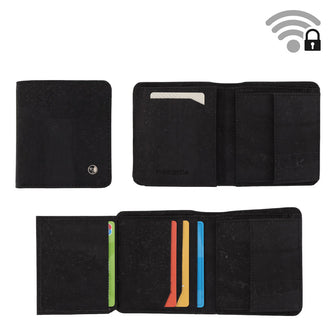 Funkstille® wallet, RFID protection, NFC skimming protection for cards and ID cards