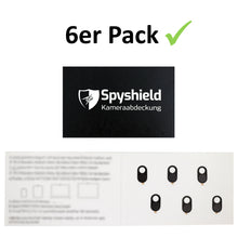 Spyshield 6X Handy-Kamera Abdeckung, Webcam Cover für Smartphone, Tablet,  iPhone, Laptop | Metall