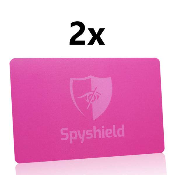 Pinke RFID Blocker Karte - Aktiv  RFID-/NFC-Karten vor Skimming