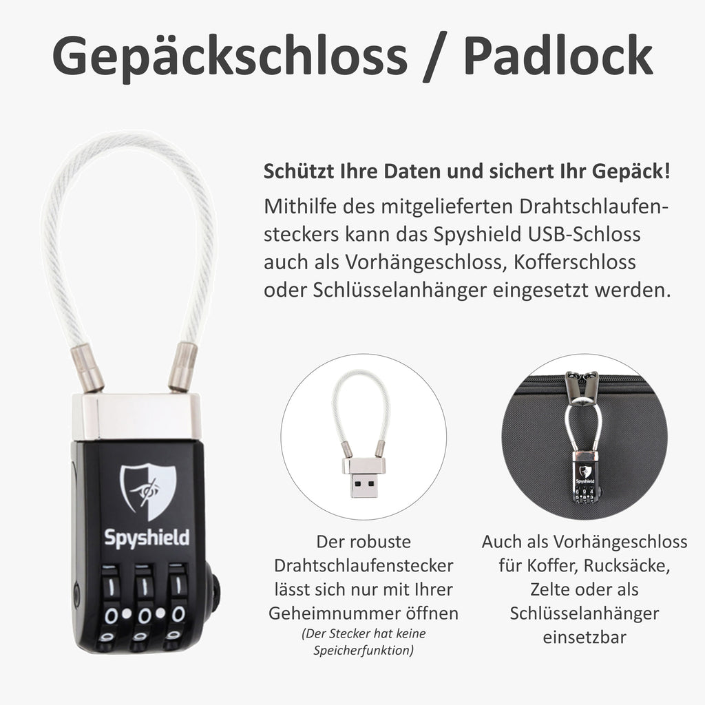 USB stick lock | Protect data without encryption software – AntiSpyShop