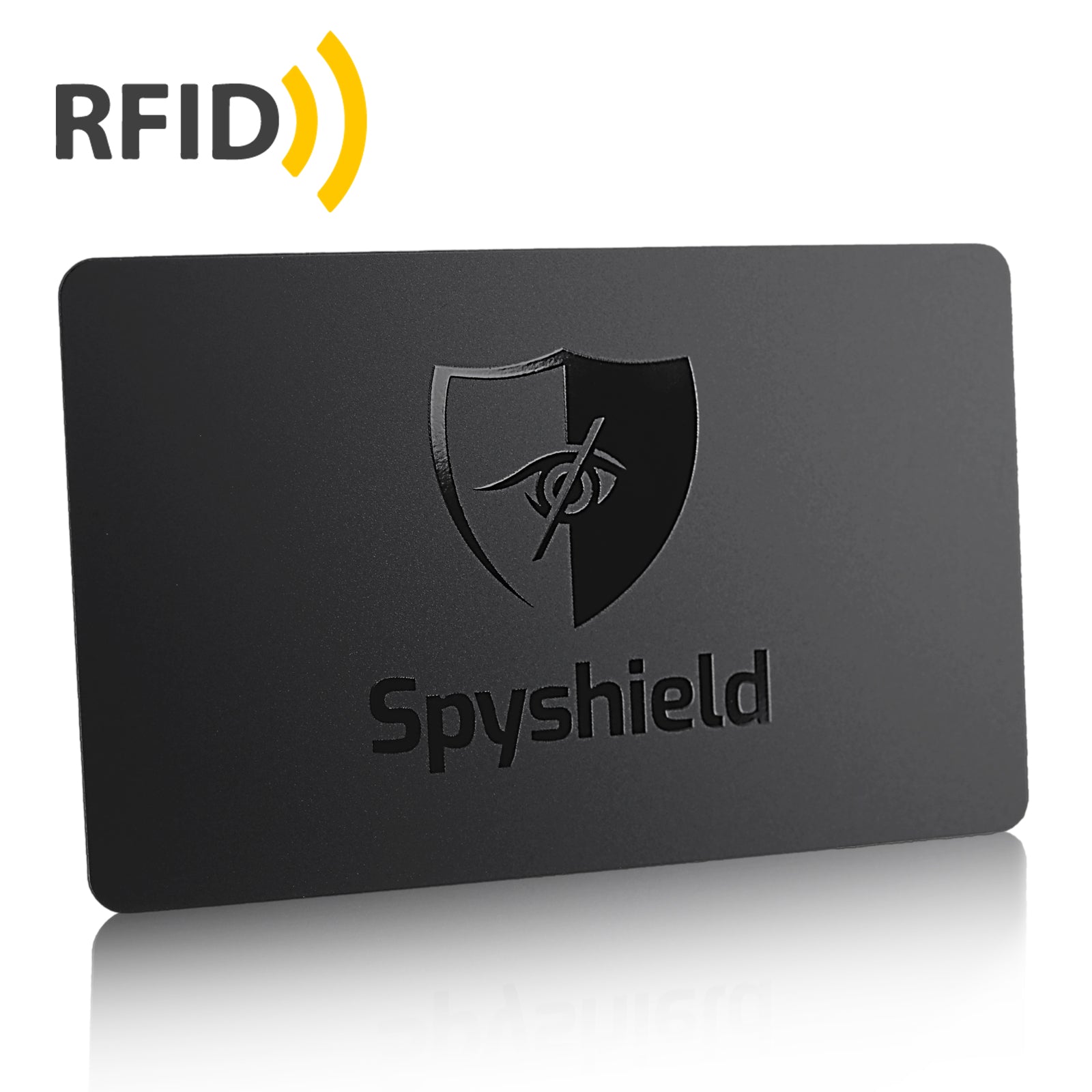 Spyshield© RFID Blocker Karte mit Störsignal - NFC Schutz für EC Karte Kreditkarte