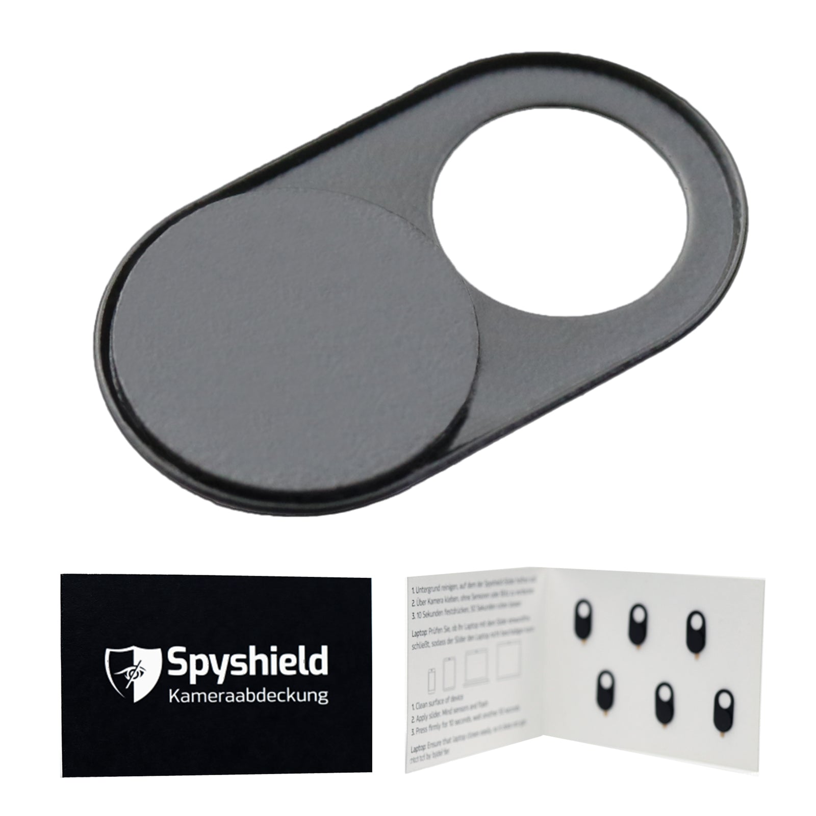 Spyshield Kamera-Abdeckung / Webcam Cover – Spionage-Schutz für Smartphone, Tablet und Laptop