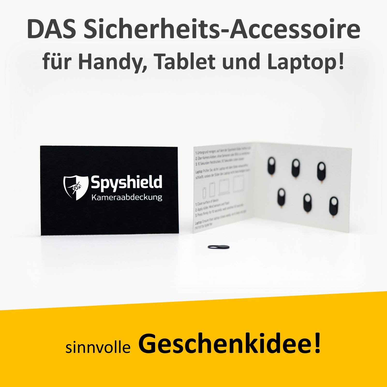 Spyshield Camera Cover - Packaging